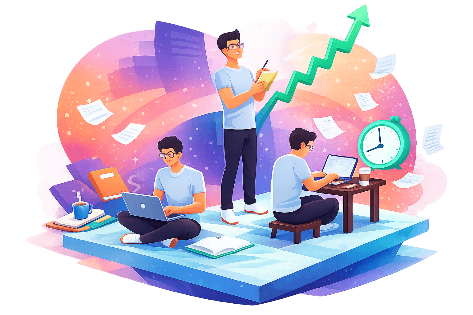 Exam preparation platform